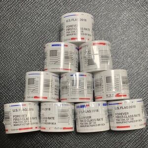 Forever Stamps 2018 ten roll 10 roll = 1000 pcs